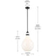 Laria 14" 1-Light Pendant