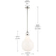 Laria 14" 1-Light Pendant