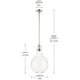 Laria 14" 1-Light Pendant