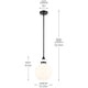 Laria 10.25" 1-Light Pendant