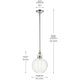 Laria 10.25" 1-Light Pendant