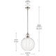 Laria 15" 1-Light Pendant