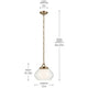 Nella 12" 1-Light Pendant