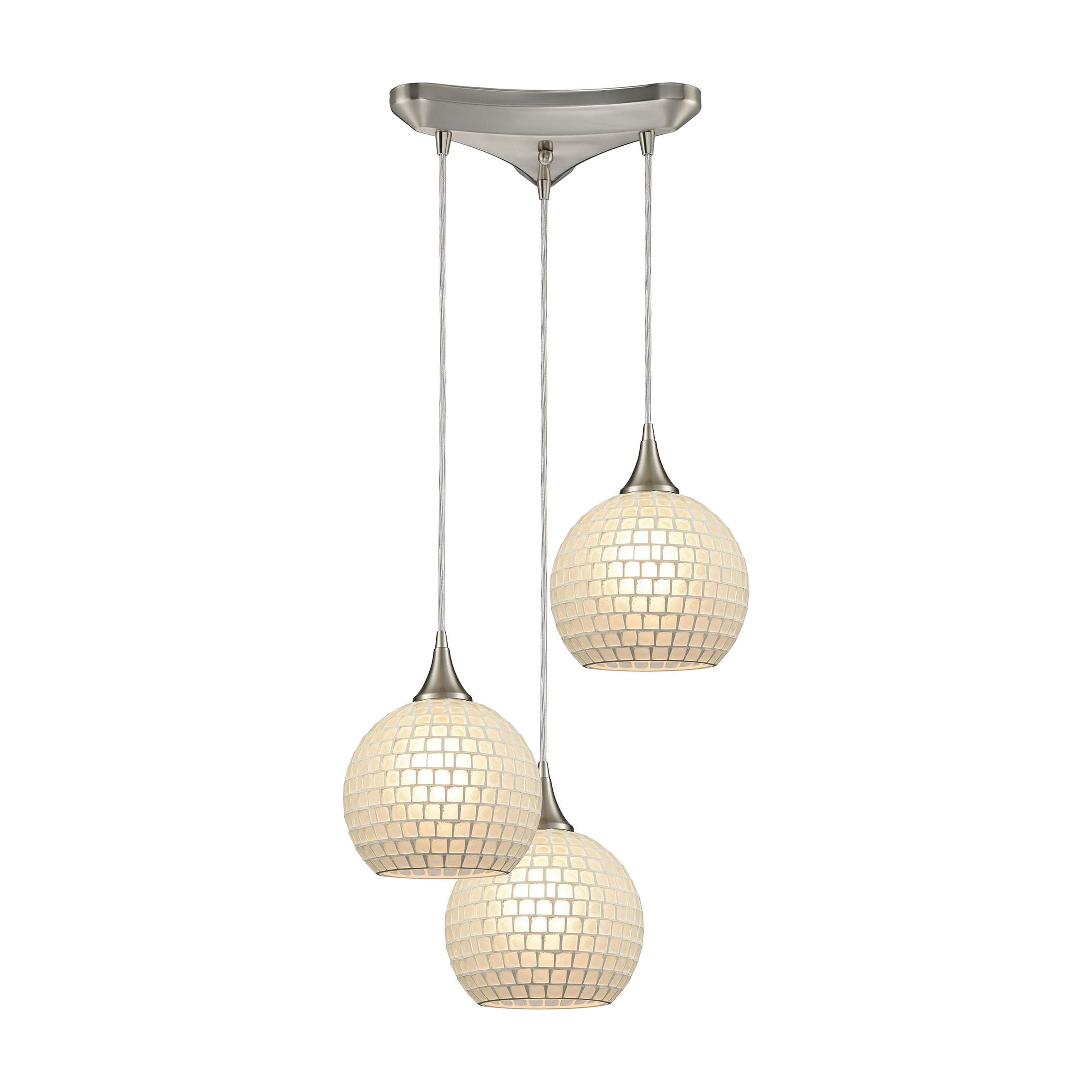 Fusion 12" Wide 3-Light Multi Pendant