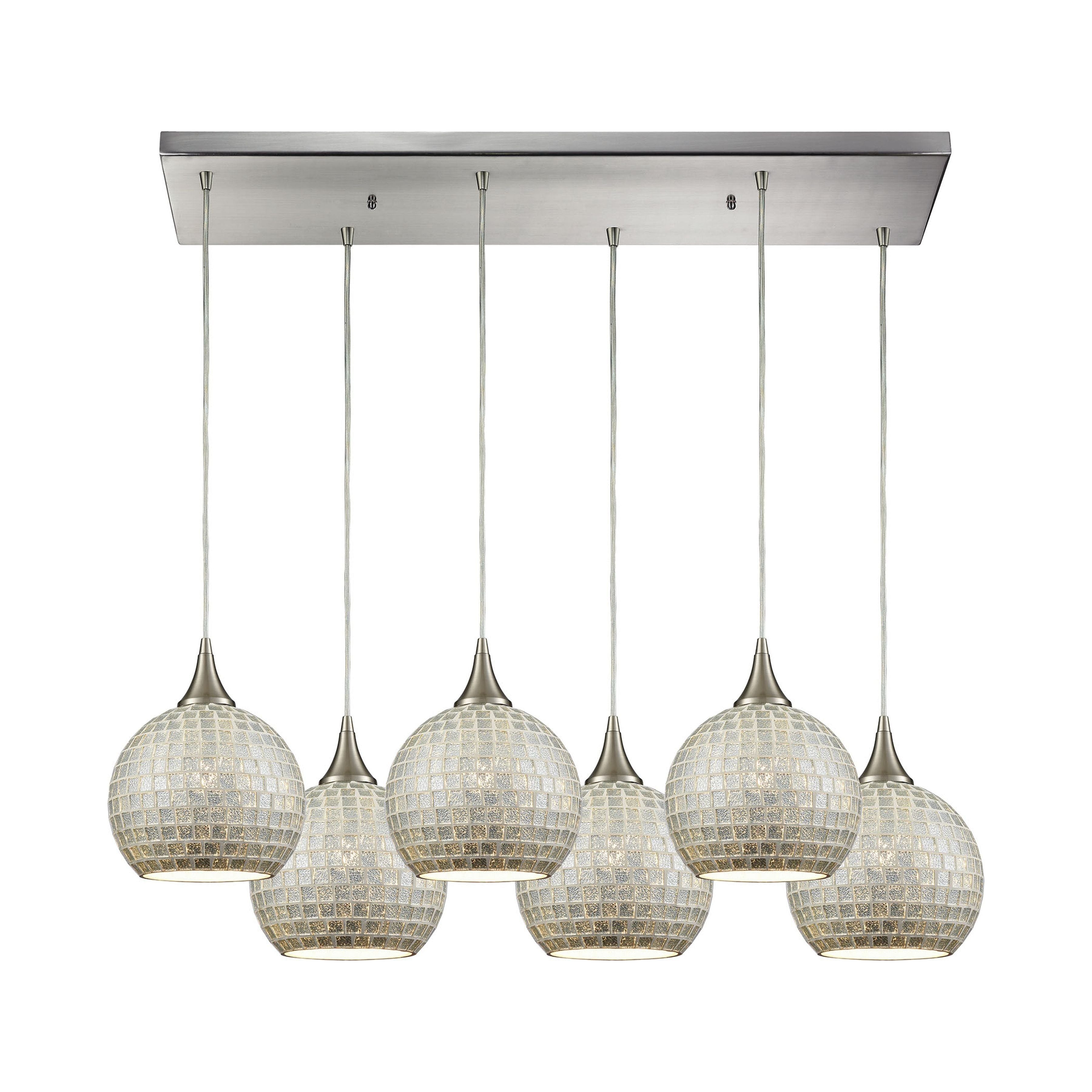 Fusion 6-Light Rectangular Pendant