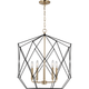 Zarra Large Five Light Lantern