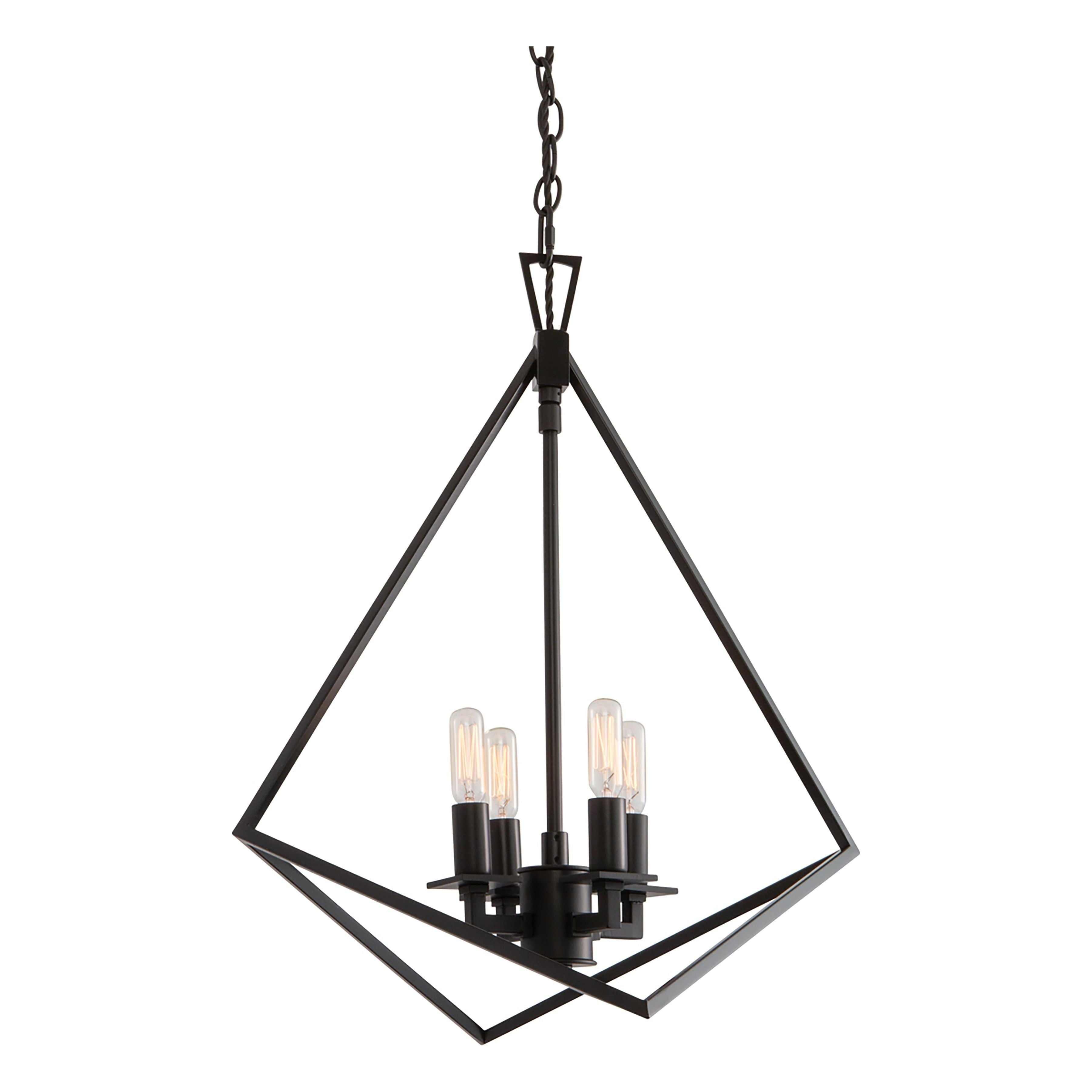 Trapezoid Cage Chandelier