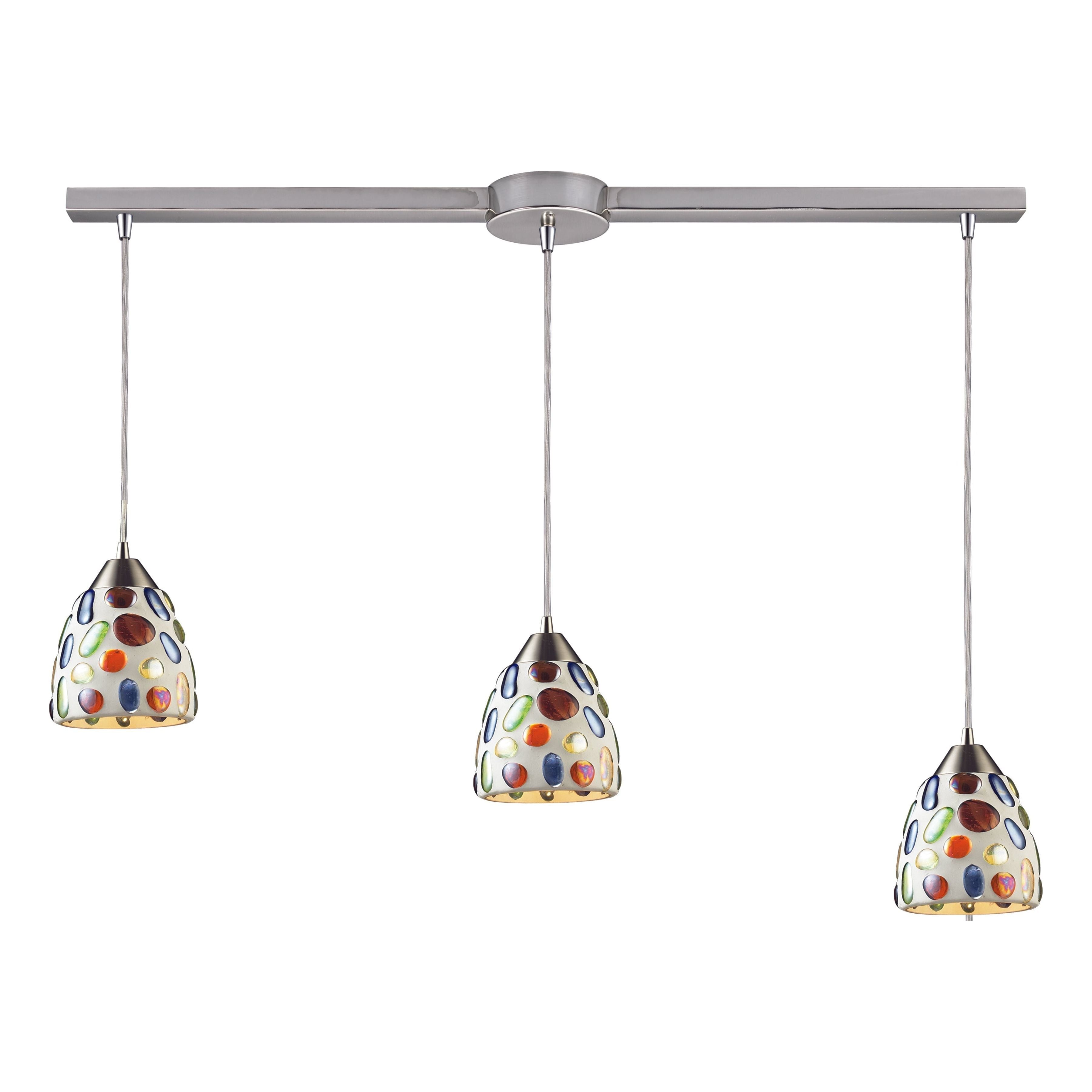 Gemstone 36" Wide 3-Light Pendant