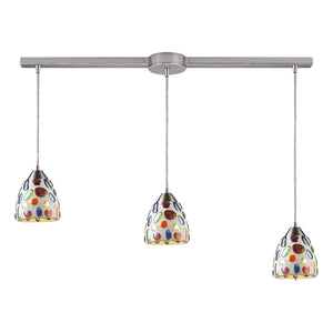 Gemstone 36" Wide 3-Light Pendant