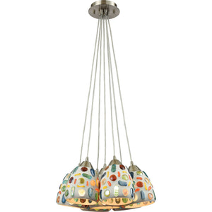 Gemstone 28" Wide 7-Light Pendant