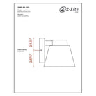 Z-Lite - Asher 1-Light Outdoor Wall Light - Lights Canada