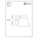 Z-Lite - Asher 1-Light Outdoor Wall Light - Lights Canada