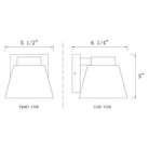 Z-Lite - Asher 1-Light Outdoor Wall Light - Lights Canada