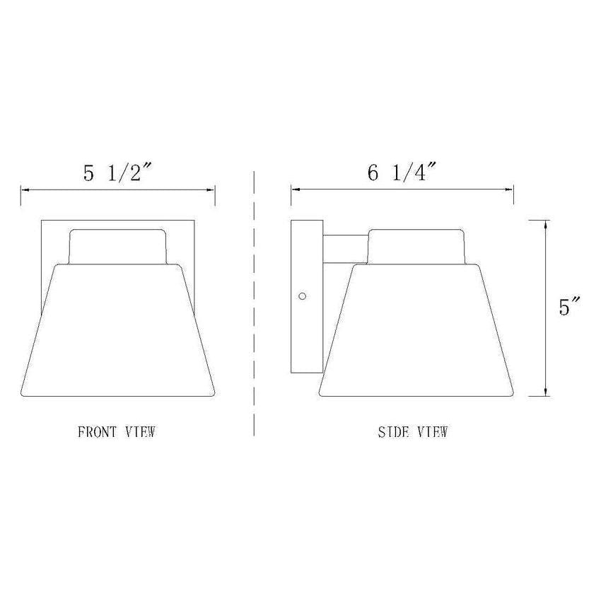 Z-Lite - Asher 1-Light Outdoor Wall Light - Lights Canada