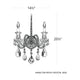 Hamilton Rock Crystal 2-Light Wall Sconce