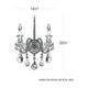 Hamilton Rock Crystal 2-Light Wall Sconce