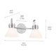 Farum 19.25" 2-Light Vanity Light