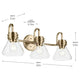 Farum 26" 3-Light Vanity Light