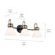 Farum 26" 3-Light Vanity Light