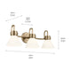 Farum 26" 3-Light Vanity Light