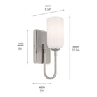 Kichler - Solia 13.5" 1-Light Wall Sconce - Lights Canada