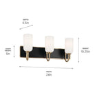 Kichler - Solia 24" 3-Light Vanity - Lights Canada