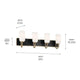 Kichler - Solia 32" 4-Light Vanity - Lights Canada