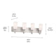 Kichler - Solia 32" 4-Light Vanity - Lights Canada