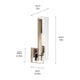 Jemsa 14" 1-Light Wall Sconce
