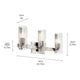 Jemsa 22.75" 3-Light Vanity Light