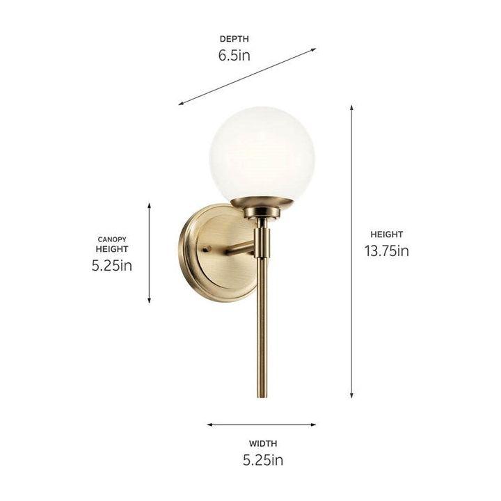 Benno 13.75" 1-Light Wall Sconce