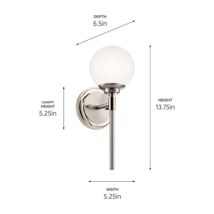 Benno 13.75" 1-Light Wall Sconce