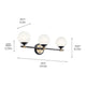Benno 24.5" 3-Light Vanity Light