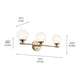Benno 24.5" 3-Light Vanity Light