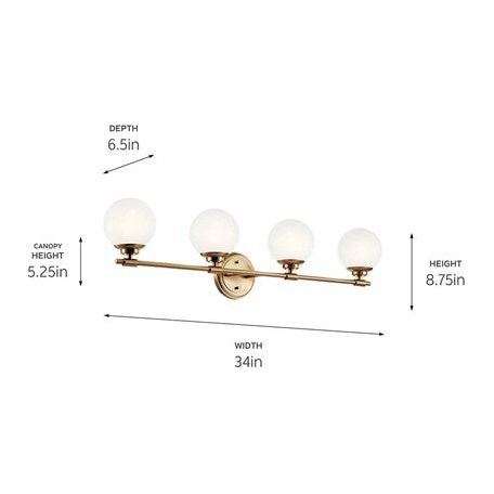 Benno 34" 4-Light Vanity Light