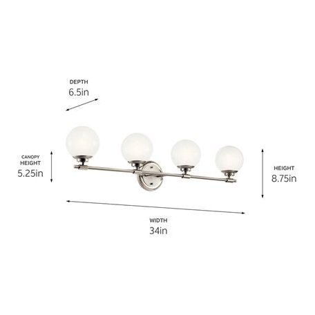 Benno 34" 4-Light Vanity Light