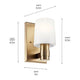 Adani 8.5" 1-Light Vanity Light