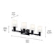 Adani 30" 4-Light Vanity Light