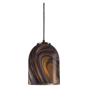 Swirl 6" Wide 1-Light Mini Pendant