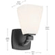 Marant 9.5" 1-Light Wall Sconce