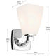 Marant 9.5" 1-Light Wall Sconce