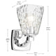 Marant 9.5" 1-Light Wall Sconce