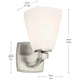 Marant 9.5" 1-Light Wall Sconce