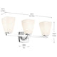 Marant 23.75" 3-Light Vanity Light