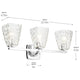 Marant 23.75" 3-Light Vanity Light