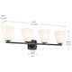 Marant 33.25" 4-Light Vanity Light
