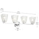 Marant 33.25" 4-Light Vanity Light