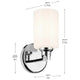 Gioe 9.5" 1-Light Wall Sconce
