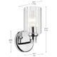 Gioe 9.5" 1-Light Wall Sconce