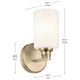 Gioe 9.5" 1-Light Wall Sconce